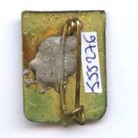 ZDA 901  Paris , émail, demi-taille 19x26 , mauvais état