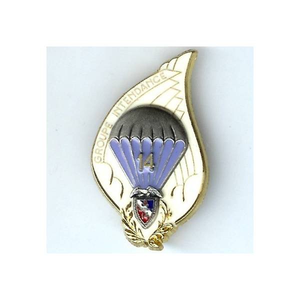 14° Régiment Parachutiste de Commandement et Soutien / Groupe d' Intendance, fond blanc