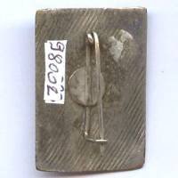 4° Régiment de Dragons en Extrême-Orient , sanglier, pagode , métal chromé peint