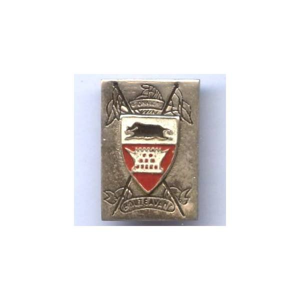 4° Régiment de Dragons en Extrême-Orient , sanglier, pagode , métal chromé peint