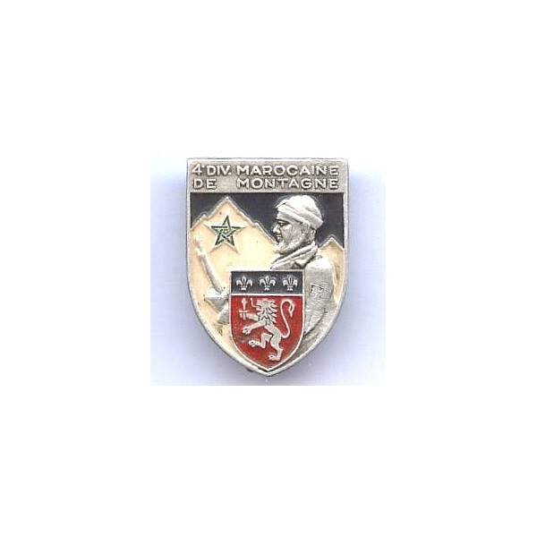 4° Division Marocaine de Montagne , goumier, aluminium peint