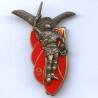 9° Régiment de Chasseurs Parachutistes , 40 mm, dos pointillé, épingle sertie
