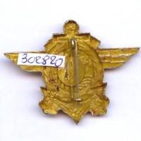 Défense Aérienne et Maritime  de Diégo-Suarez , doré, émail, éclat à 15 h