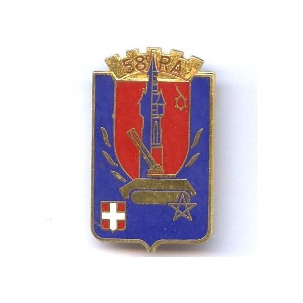 58° Rgt d' Artillerie