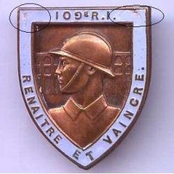 109° Rgt d' Infanterie,...