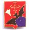 BA 944 Narbonne , chauve-souris, croix du Languedoc, résine, mer très fonçée