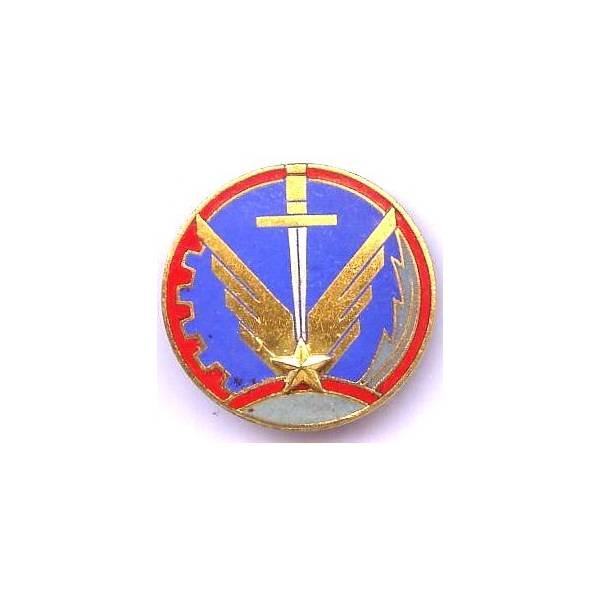Ecole de Formation Officiers Techniciens, émail, 2 boléros lisses ourlés