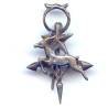 En argent , Compagnie de Commandement du Groupe des Unités Sahariennes de l'Est , 42 mm, (argent bas titre)