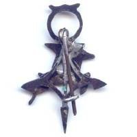 En argent , Compagnie de Commandement du Groupe des Unités Sahariennes de l'Est , 42 mm, (argent bas titre)