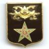 6° Régiment de Spahis Marocains en Extrême-Orient , dragon et étoile, dos guilloché, 2 boléros Drago