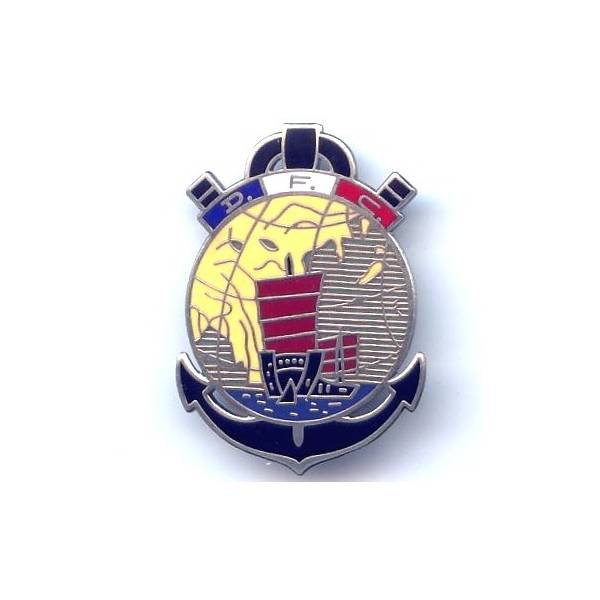 Détachement Français de Changhaï , jonque, émail, retirage Moyen-Orient