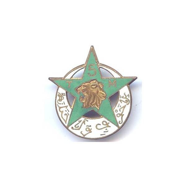 5° Rgt de Tirailleurs Marocains , tête de lion