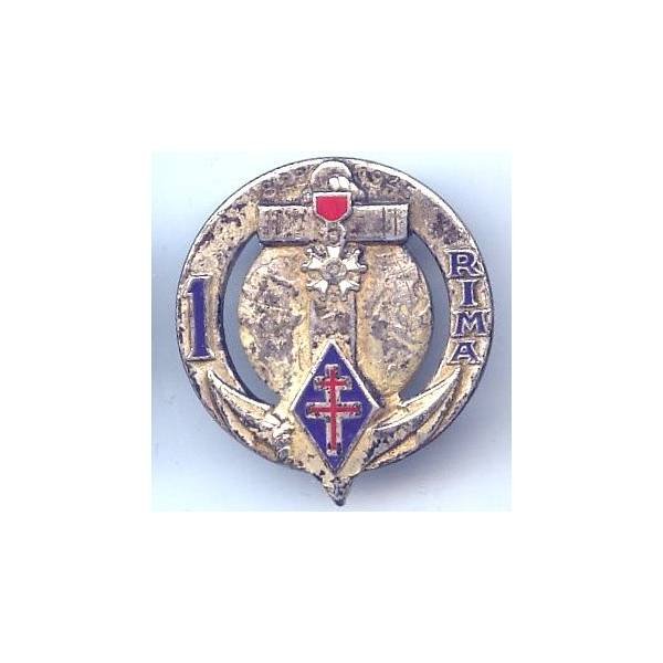 1° Régiment d'Infanterie de Marine , résine, marquage central