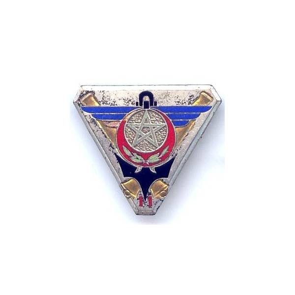 11° Groupe Colonial d' Artillerie Antiaérienne , épingle un peu déformée
