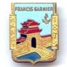 Françis Garnier (escorteur 1948-66) , ciel bleu clair, boléro pinçé