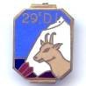 29° Division d'Infanterie , octogonal, isard marron