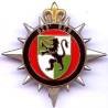 625° Régiment de Circulation Routière , lion noir debout, blason rapporté