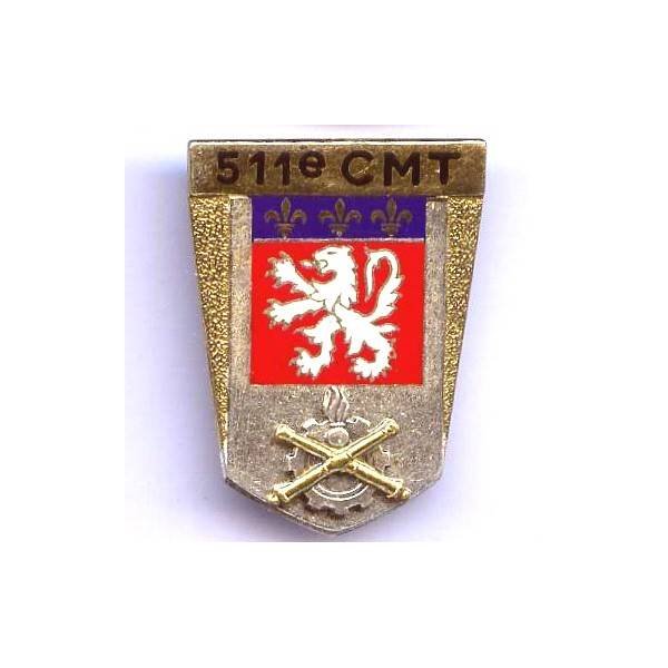 511° Compagnie de Matériel du Territoire , résine, guillochage droit, boléro oblong