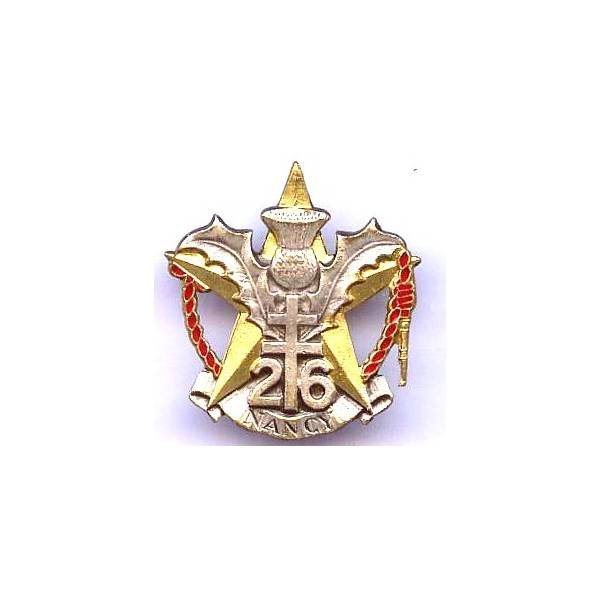 26° Régiment d'Infanterie , chardon