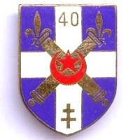 40° Régiment d'Artillerie ,...
