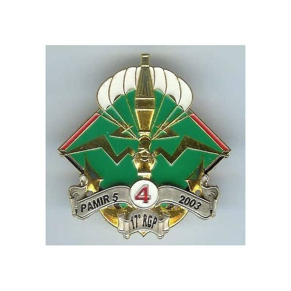 17° RGP / 4° Cie Pamir 5, 2003, matriculé