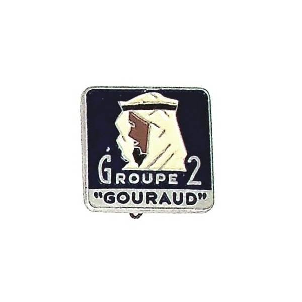 GJF 3 / Groupe 2  "Gouraud", tête de bédouin, aluminium peint