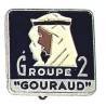 GJF 3 / Groupe 2  "Gouraud", tête de bédouin, aluminium peint