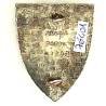 9° Régiment de Chasseurs d'Afrique , fond émaillé, patiné