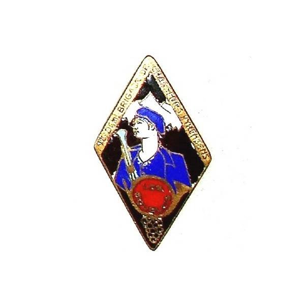 1° 1 / 2 Bde de Chasseurs Pyrénéens , "Les Miquelets", bricolage, matrice d'origine réémaillée avec couleurs fantaisie