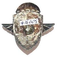7° Régiment Parachutiste d'Infanterie de Marine , ancre dorée, Drago Paris en V, sans attache