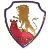 371° Régiment d'Infanterie , lion debout, émail, retour de l'attache cassé
