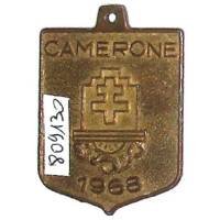 13° Demi Brigade de Légion Etrangère , more majorum, drakkar, peint, au dos Camérone 1968, module de porte-clefs ?