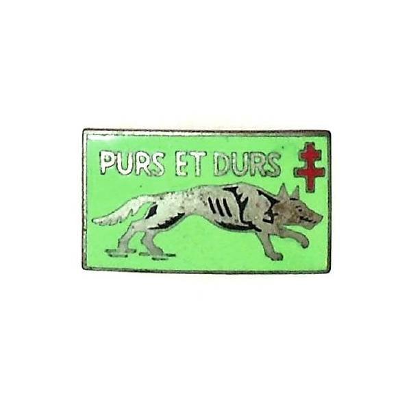 2° Corps d'Armée FFL , loup argenté, "purs et durs", 21x37