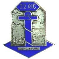 22° Rgt d'Infanterie...