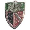 1° Régiment de Chasseurs à Cheval , 1 au dessus du cor, moulage Drago, chromé et peint