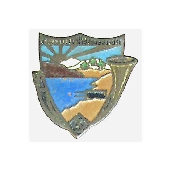 3° Bataillon de Chasseurs Libanais , cor et écu, peint