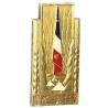 CJF , insigne général, aluminium peint, léger manque de peinture