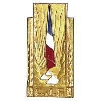 CJF, insigne général, métal...
