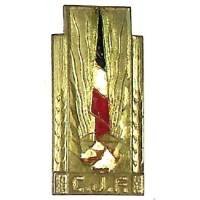 CJF , insigne général doré,...