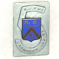 CJF 34 / Groupe 5 , "L'Arminier-Lahire", aluminium, écu émaillé