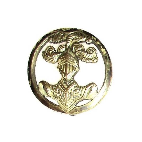Insigne de bérêt de l'Arme Blindée Cavalerie , argenté