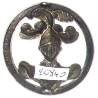 Insigne de bérêt de l'Arme Blindée Cavalerie , argenté