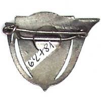 12° Régiment de Chasseurs à Cheval , cor argenté, 12 rouge