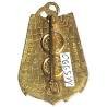 43° Régiment Blindé d'Infanterie de Marine , 8 palmes, émail, dos doré, Drago Paris latéral, 2 boléros Drago