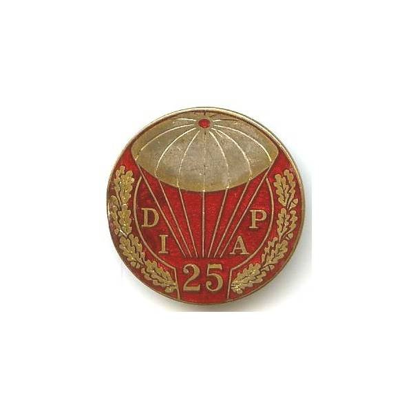 25° Division d'Infanterie Aéro-Portée , dos guilloché, petite oxydation