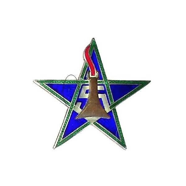 En argent , 5° Régiment de Spahis Marocains , écaille en surface