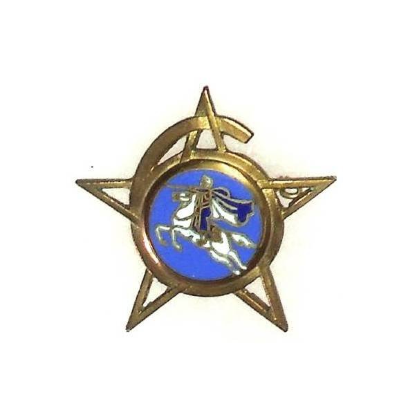 6° Régiment de Spahis Marocains , étoile, cavalier, 6 fermé