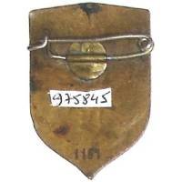 Bataillon de Marche 5 de la 1° Division de la France Libre , Cameroun, éléphant, matriculé, éclat d'émail