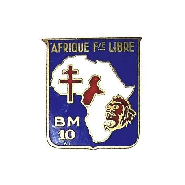 Bataillon de Marche 10 / 1° Division de la France Libre , Afrique Française Libre, 35 mm, petite restauration