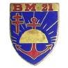 Bataillon de Marche 21 / 1° Division de la France Libre , avec sigle